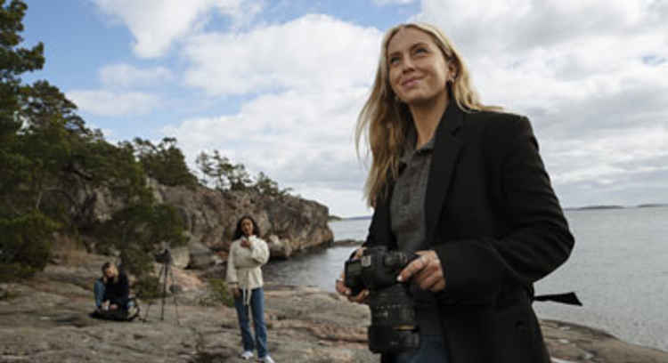 fotograf som har bedriftslån