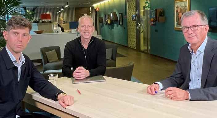 Gruppbild på expertpanelen från webbinarium om bomarknaden