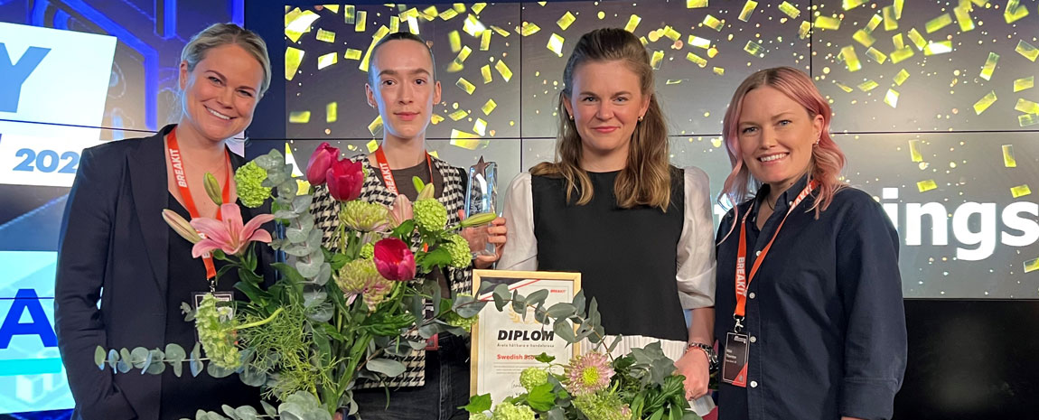 Bild på vinnarna på Breakits E-com day