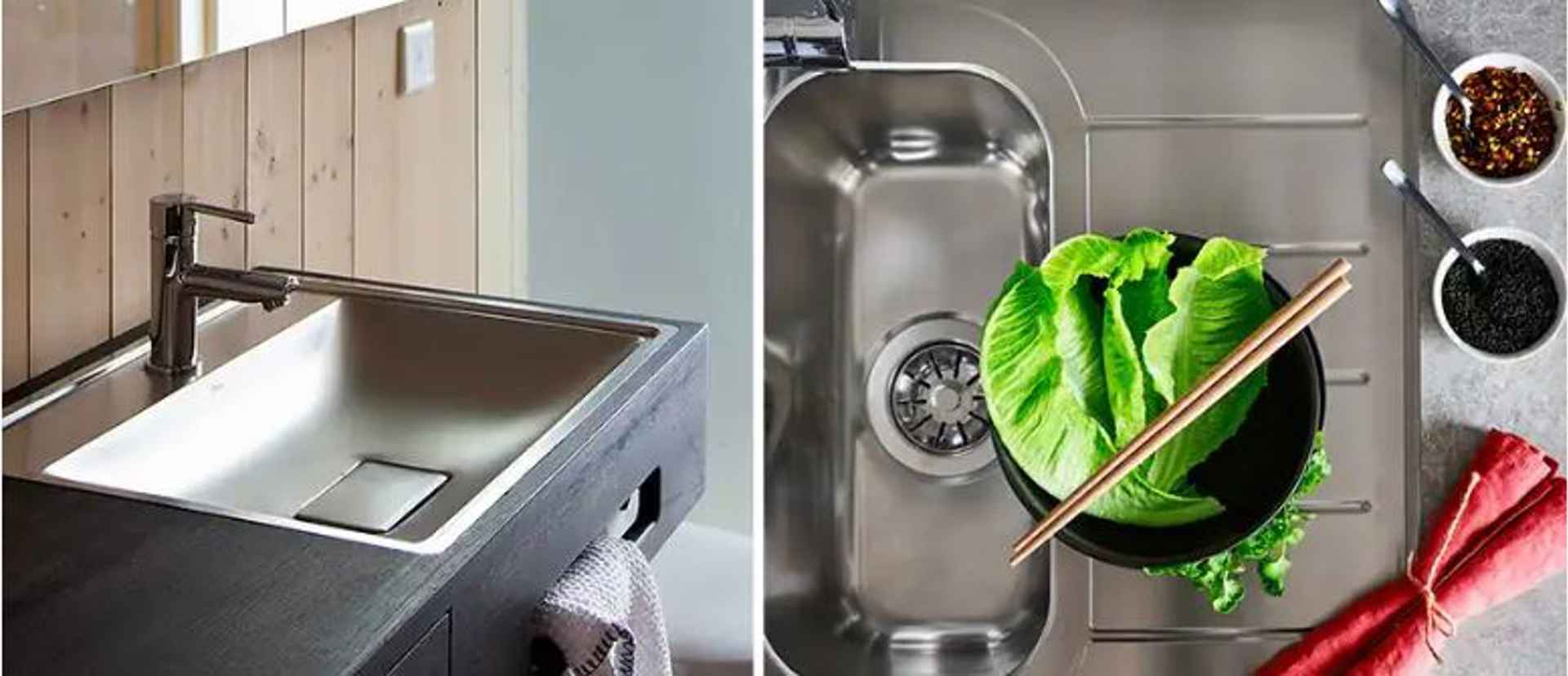 Diskbänkar i rostfritt stål