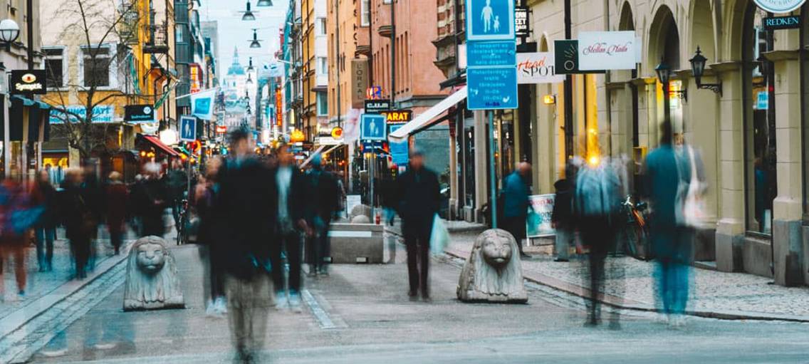 Shoppingstråk i Stockholm