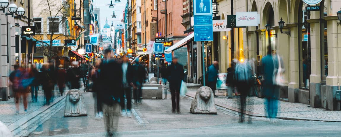 Shoppingstråk i Stockholm