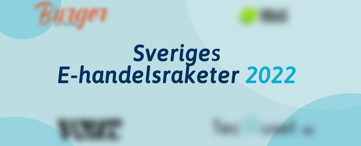 Illustration med texten Sveriges E-handelsraketer