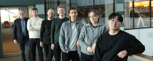 Gruppbild på trainee-teamet på Svea Bank