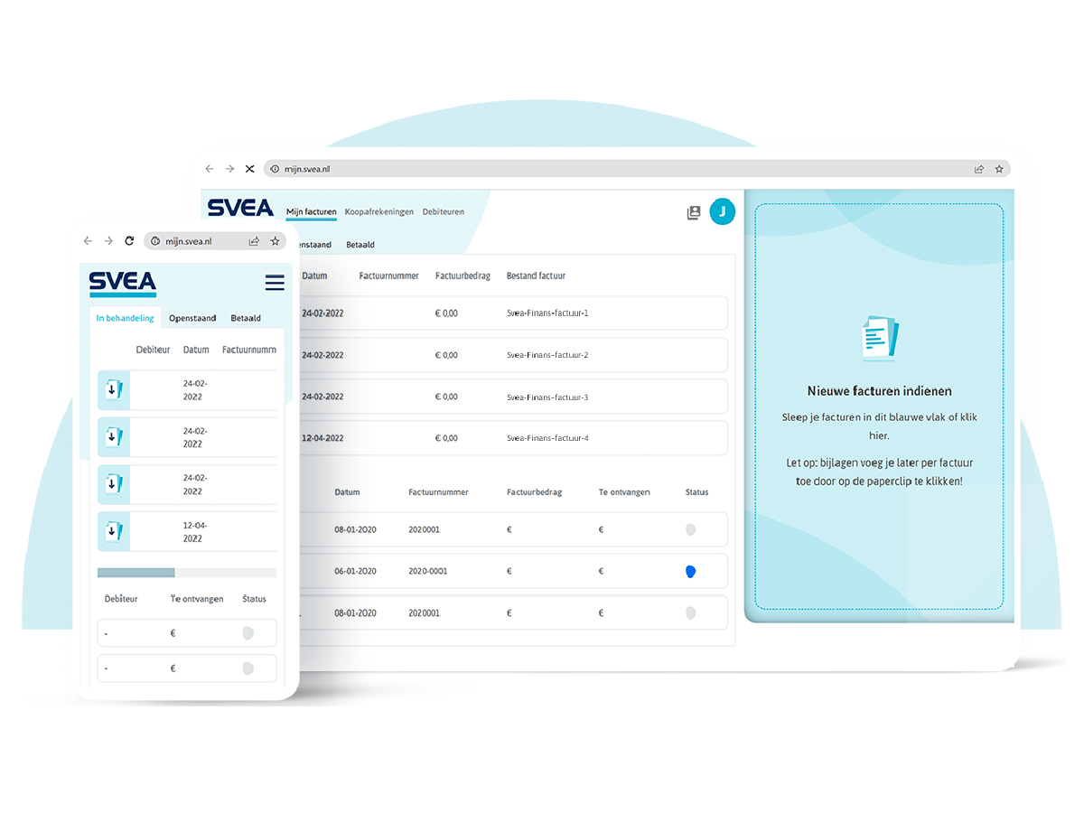 E-factoring Svea portal