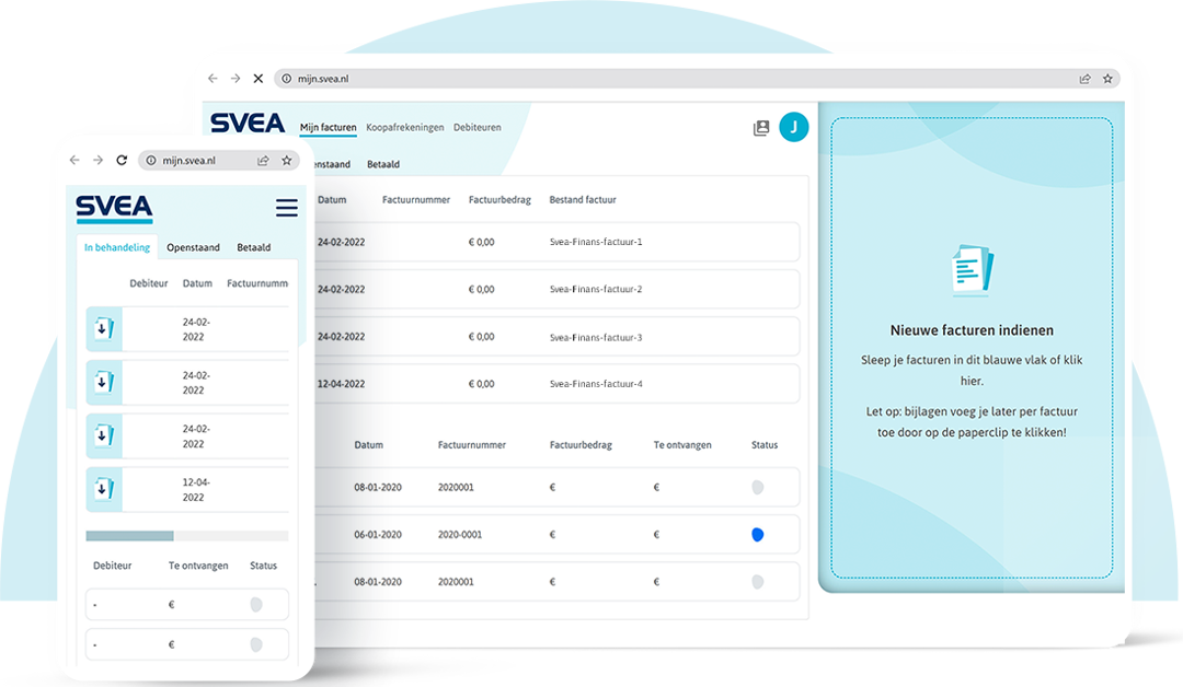 Svea portal e-factoring