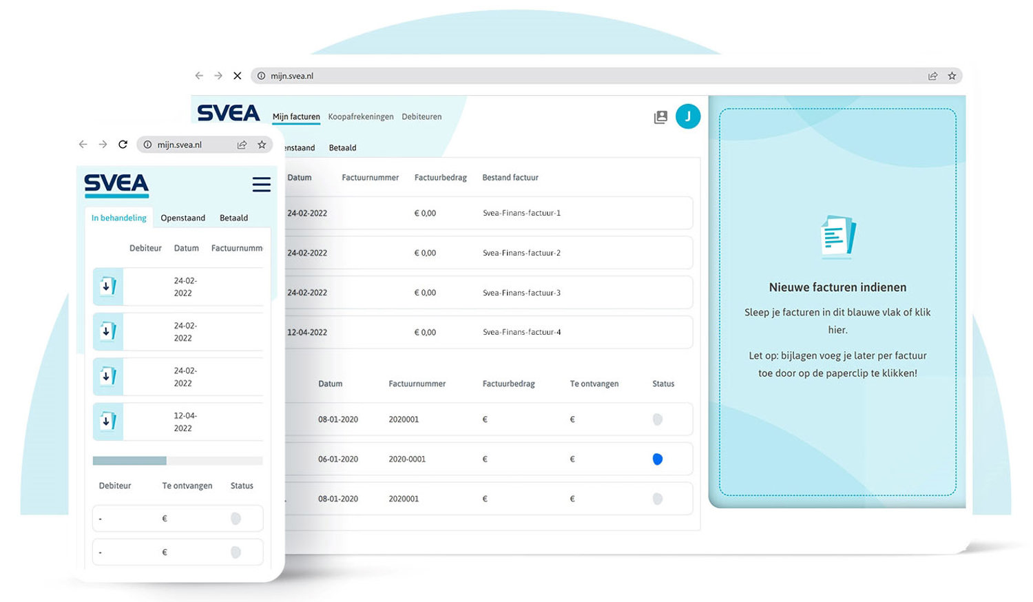 E-factoring Svea portal