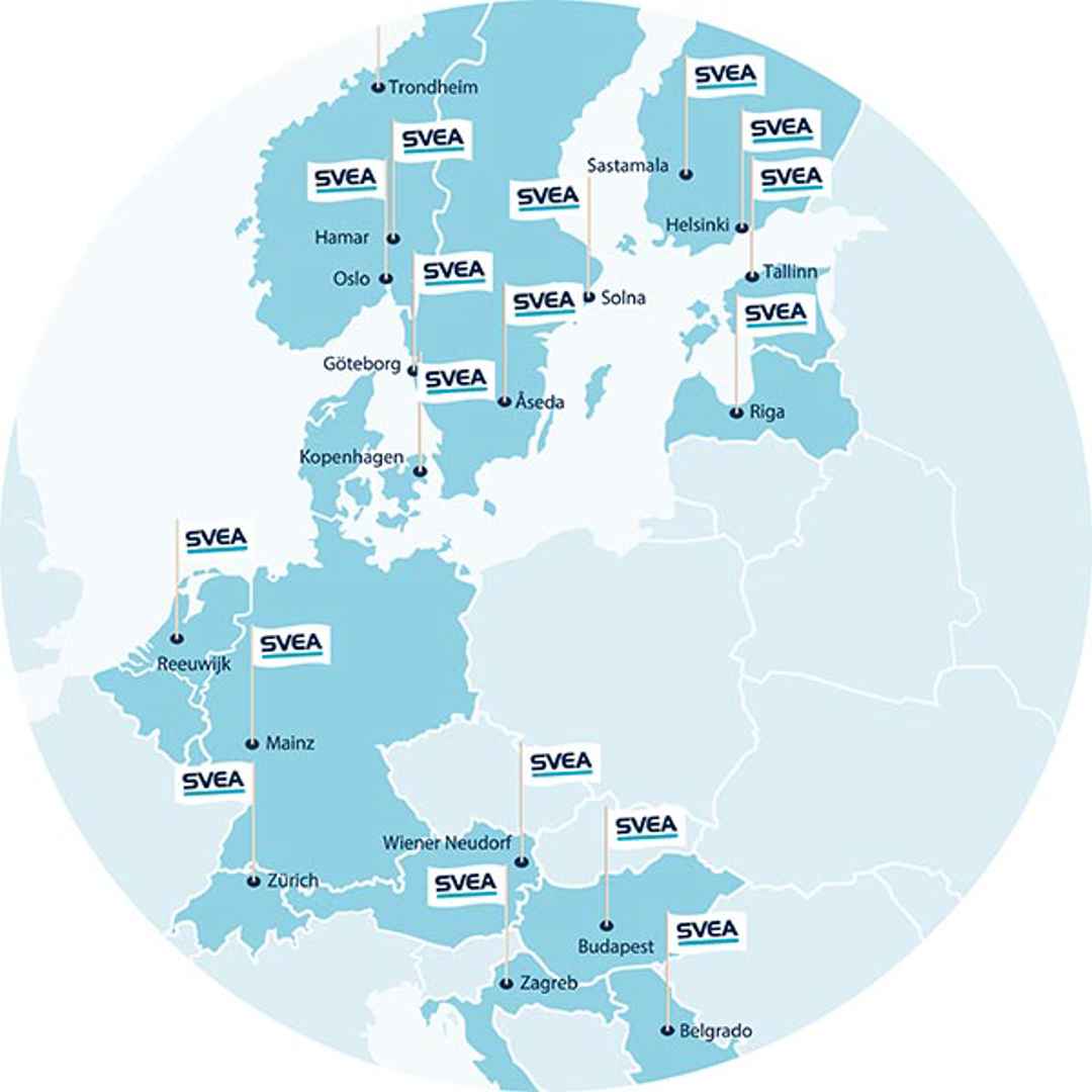 Internationale Svea factoring locaties