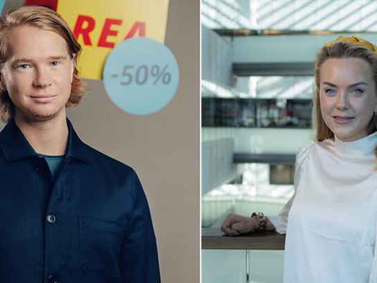 Oscar Hagman och Emma Lindgren