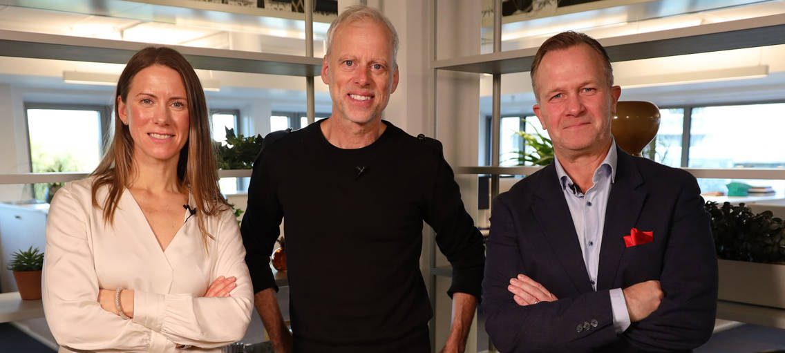 Caroline Arenander, Fredrik Berling och Gillis Wener