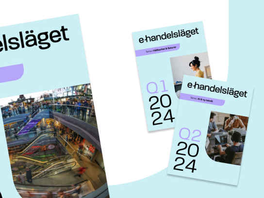 Illustration av broschyren ehandelsläget