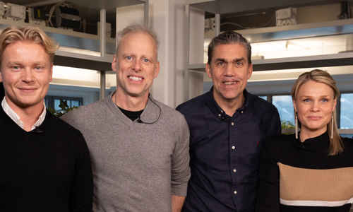 Eirik Mathisen Skjolden, Fredrik Berling, Thomas Svensson och Sirkku Sankamo