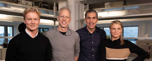Eirik Mathisen Skjolden, Fredrik Berling, Thomas Svensson och Sirkku Sankamo