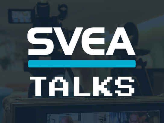 Logotyp för Svea Banks poddar, Svea Talks