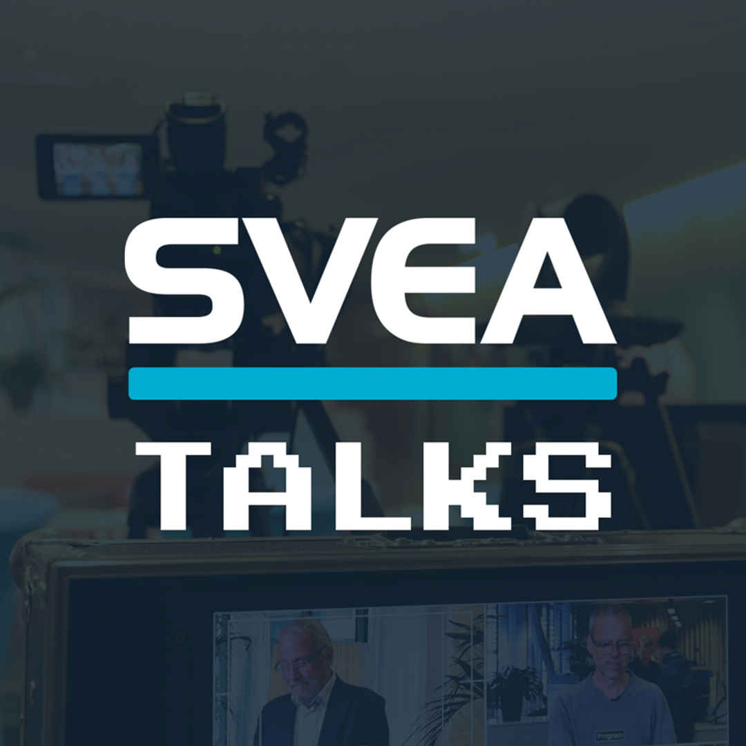 Logotyp för Svea Banks poddar, Svea Talks