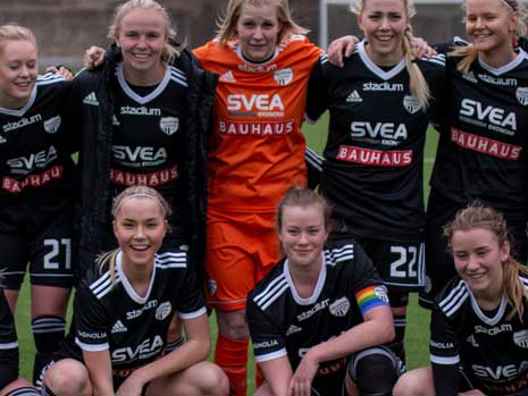Lagbild på fotbollslag