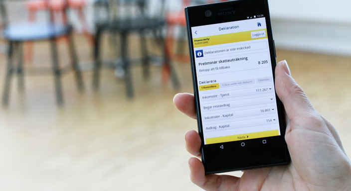 Skatteverkets deklarationsapp