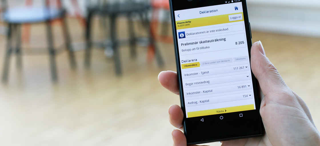 Skatteverkets deklarationsapp