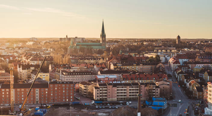 Stadsvy från ovan